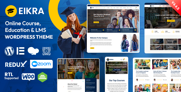 Eikra Education Education WordPress Theme v4.4.16