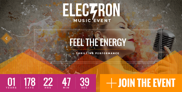 Electron Event Concert &amp; Conference Theme v1.8.2
