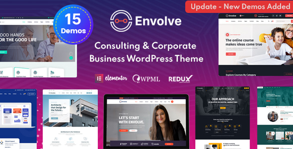 Envolve v2.0 - Consulting Business WordPress Theme