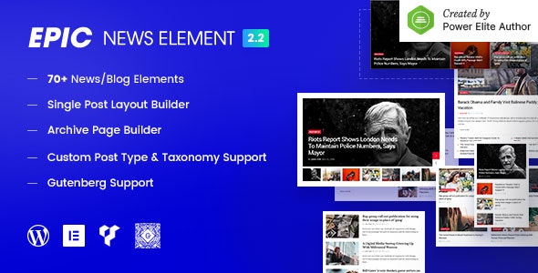 Epic News Elements v2.3.8