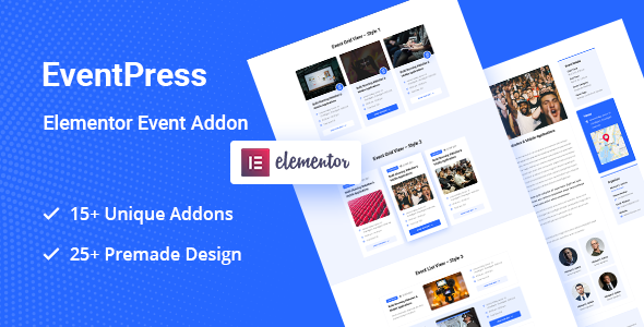 EventPress Elementor Events Addon v1.0.7