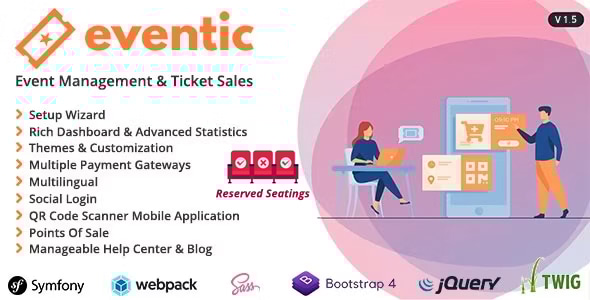 Eventic v1.5 - Ticket Sales and Event Management System