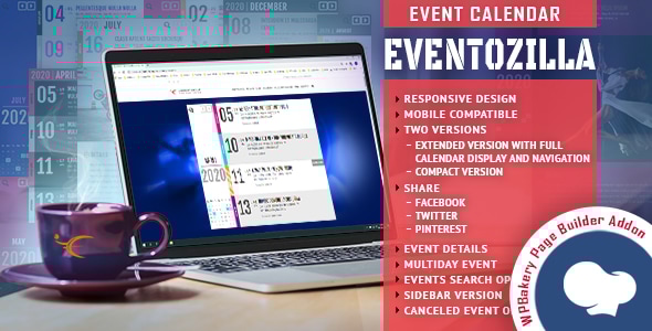 EventoZilla Event Calendar WordPress Plugin v1.5.4