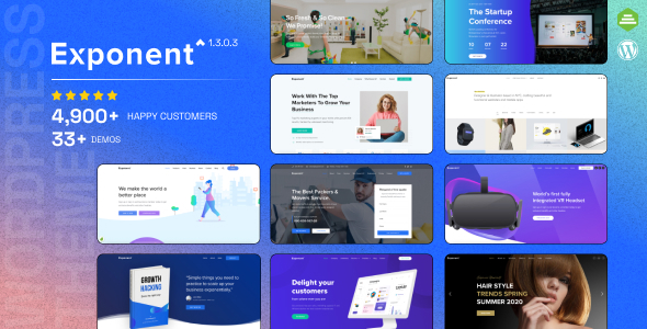 Exponent v1.3.0.5 - Modern Multi-Purpose Business Theme