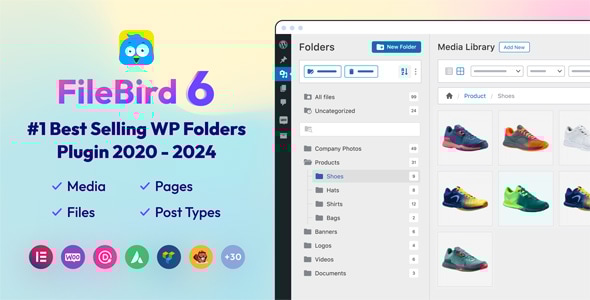 FileBird v6.2.3 - Media Library Folders