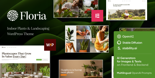 Floria Gardening & Landscaping WordPress Theme v1.0