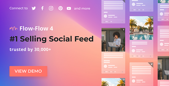 Flow-Flow v4.9.7.2 - WordPress Social Stream Plugin