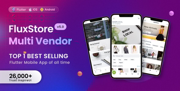 Fluxstore Multi Vendor v4.3 - Flutter E-commerce Full App