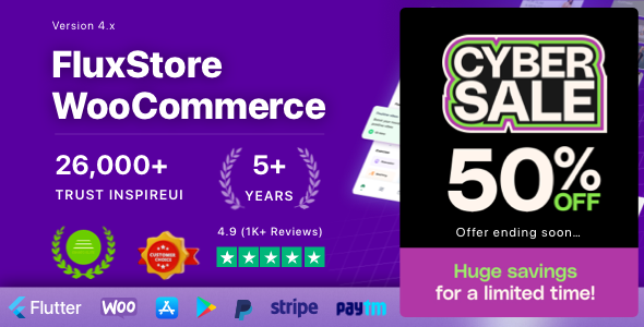 Fluxstore WooCommerce v4.3.0 - Flutter E-commerce Full App