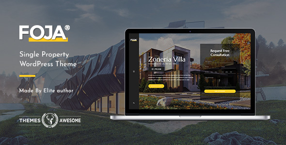 Foja Single Property WordPress Theme v1.6