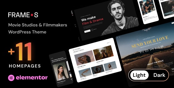 Frames v1.4.0 - Movie Studios & Filmmakers WordPress theme
