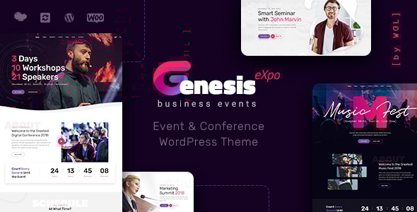 GenesisExpo v1.4.10 - Business Events & Conference Theme