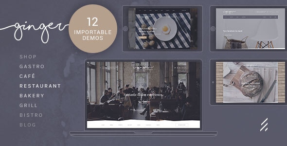 Ginger Restaurant WordPress Theme v1.3.9