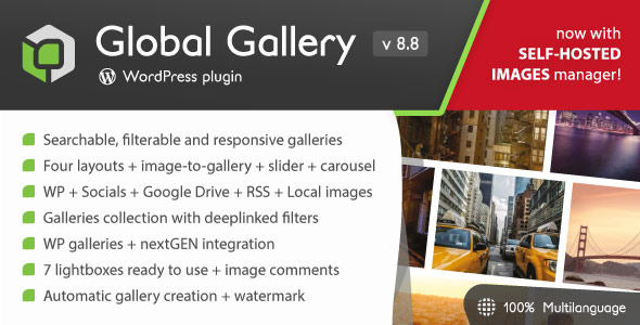 Global Gallery Wordpress Responsive Gallery v8.8.1