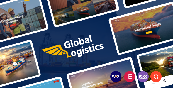 Global Logistics Transportation & Warehousing WordPress Theme v3.12