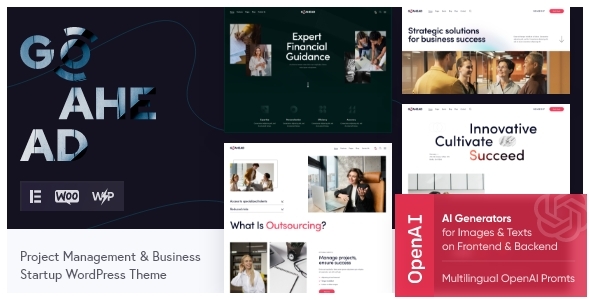 GoAhead v1.0 - Business Startup WordPress Theme