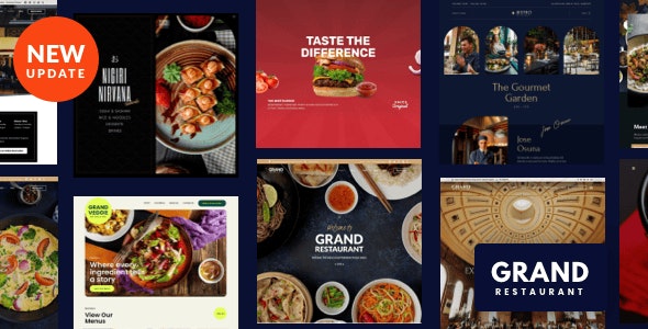 Grand Restaurant v6.8.9 - Restaurant Cafe Theme