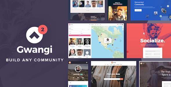Gwangi v2.4.5 - PRO Multi-Purpose Membership, Social Network & BuddyPress Community Theme