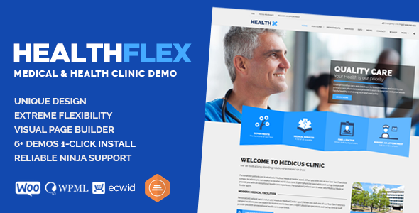 HealthFlex Medical Health WordPress Theme v2.7.5