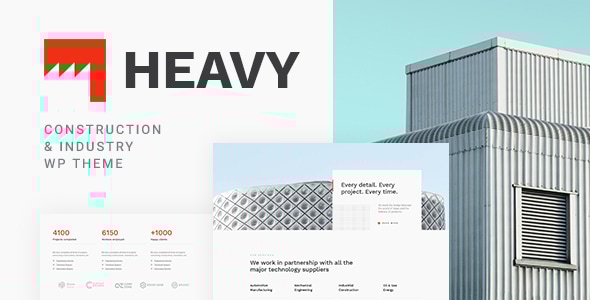 Heavy Industrial WordPress Theme v1.1.1