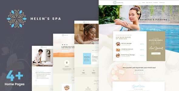 Helen's Spa Beauty Spa, Health Spa & Wellness Theme v3.0