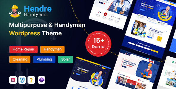 Hendre v1.0 - Repaire, Plumbing & Handyman Services WordPress Theme