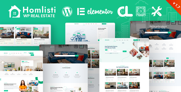 Homlisti Real Estate WordPress Theme + RTL v1.9.4
