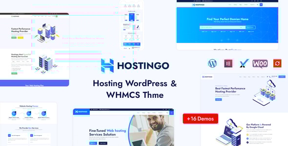 Hostingo - Hosting WordPress &amp; WHMCS Theme v2.1