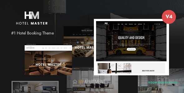 Hotel Master v4.1.9 - Hotel Booking WordPress Theme