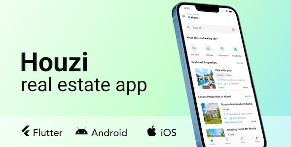 Houzi real estate app v1.4.2
