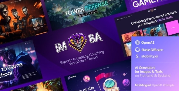 Imba v1.0 - Esports & Gaming Coaching WordPress Theme