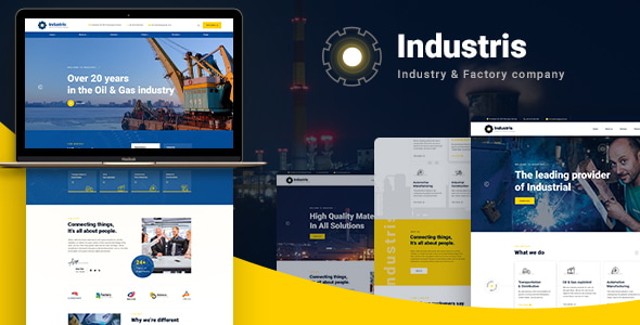 Industris Factory & Business WordPress Theme v1.1.1