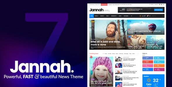 Jannah v7.4.0 - Newspaper Magazine News BuddyPress AMP