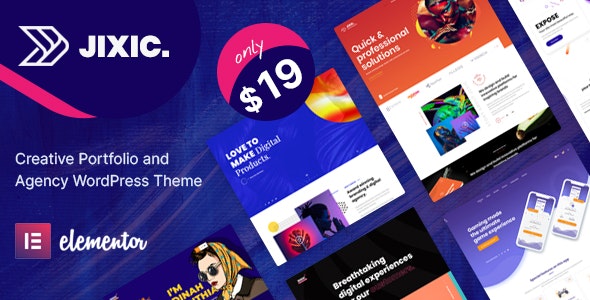 Jixic v1.7 - Creative Portfolio & Agency WordPress Theme