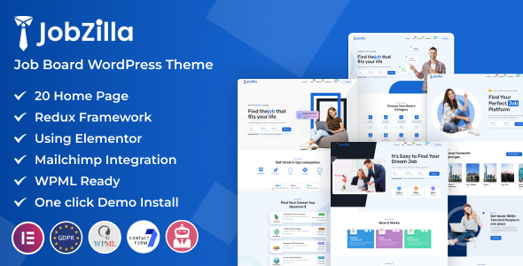JobZilla Job Board WordPress Theme v1.8
