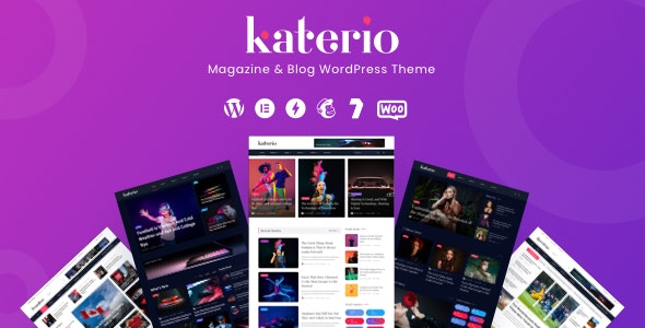 Katerio v1.5 - Magazine & Blog WordPress Theme