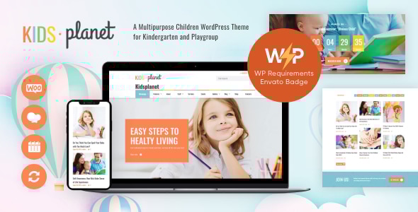 Kids Planet A Multipurpose Children WordPress Theme v2.2.11