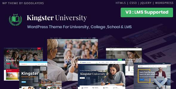 Kingster v3.2.1 - Education WordPress For University, College and School