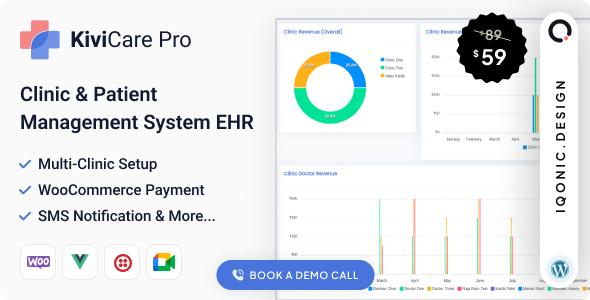KiviCare Pro Clinic & Patient Management System EHR (Add-on) v2.3.0