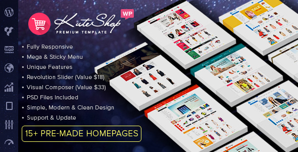 KuteShop Multipurpose WooCommerce Wordpres Theme v4.2.2