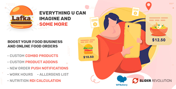 Lafka WooCommerce Theme for Burger Pizza Fast Food Delivery & Restaurant v4.5.4