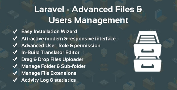 Laravel Advanced Files & Users Management v3.0.3