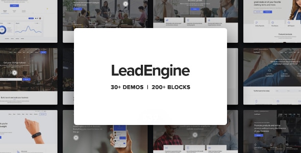 LeadEngine v4.8 - Multi-Purpose Theme with Page Builder