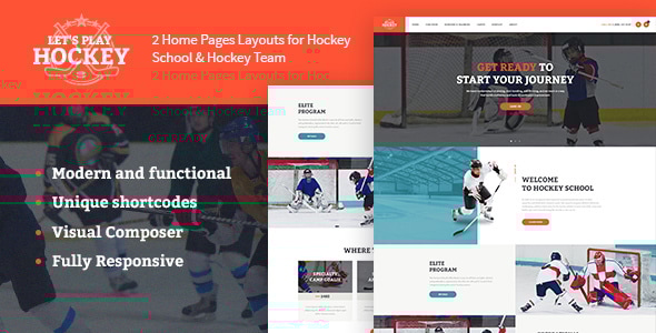 Let's Play v1.1.11 - Hockey School & Sport WordPress Theme