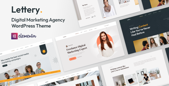 Lettery Digital Marketing Agency WordPress Theme v1.1.3