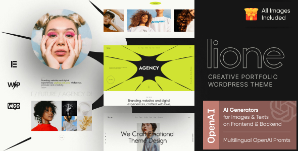 Lione v1.11 - Personal Portfolio for Creatives WordPress Theme