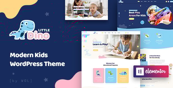 Littledino Modern Kids WordPress Theme v1.2.7