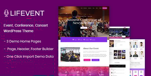 Livesay v1.9.3 - Event & Conference WordPress Theme