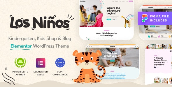 Los Ninos v1.0.10 - Children Education WordPress Theme