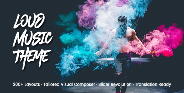 Loud A Modern WordPress Theme for the Music Industry v2.5.2